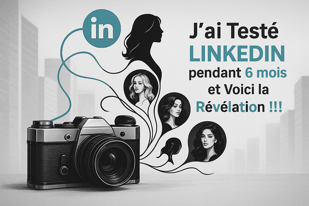 appareil photo symbolisant LinkedIn pour les photographes pour développer son activité