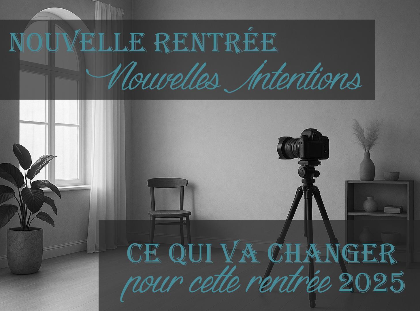 Photographe réfléchissant à ses nouvelles intentions pour la rentrée 2025